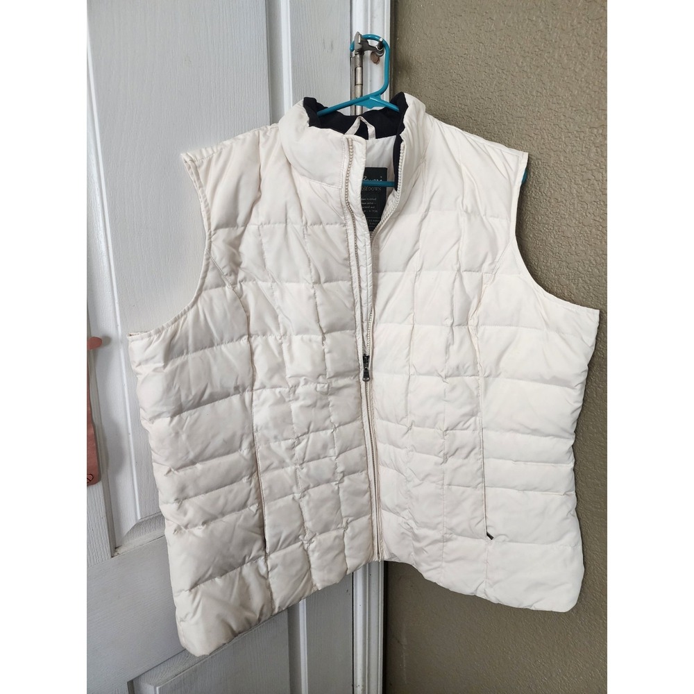 Eddie Bower Puffer Vest - XXL Women's - Cream